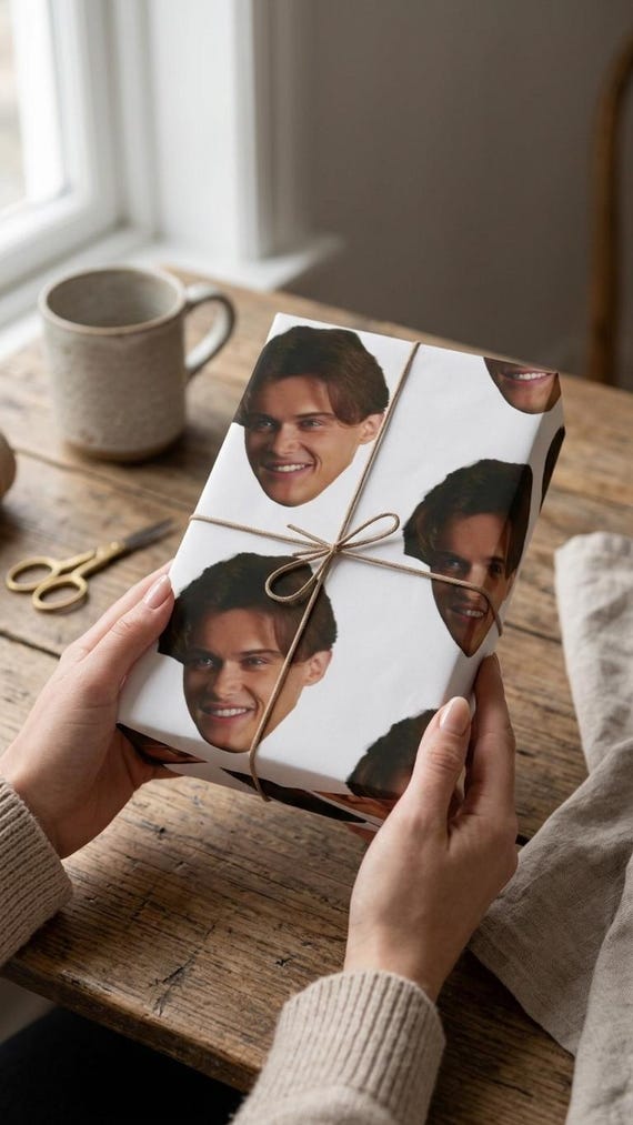 Conrad Fisher Wrapping Paper The Summer I Turned Pretty Gift Wrap Team Conrad Merch TSITP Fans Cute Aesthetic Wrapping Paper for Teen Girls