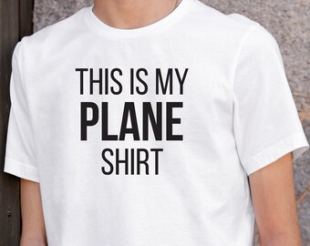 This is my plane shirt Unisex Pilot T-shirt, Aviation T-shirts, Aviation, Pilot T-shirts, Pilot Gifts, Funny Pilot Shirts, Pilot Shirts