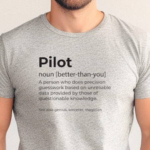 Pilot Noun T-shirt, Pilot T-Shirt, Aviation shirt, Funny Pilot Shirts, Gifts for Pilots, Aviation Gifts, Pilot Humor