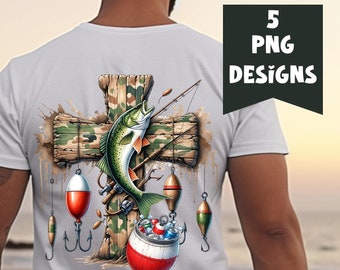Camo Cross Fishing PNG, Christian Fishers of Men PNG, Bible Nature Outdoor PNG, Camouflage Cross png, Faith Fish png, Bass Fishing Dtf