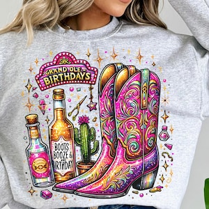 Nashville Birthday PNG, Cowgirl Birthday Party Squad, Nash Bash, Boots Booze Birthdays, Girls Trip Sublimation, Matching Birthday Shirts