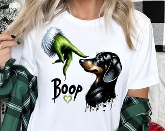Funny Christmas Dog PNG, Bond Hand PNG, Boop Christmas Sublimation PNG, Sausage Dog Png Doxie, Cute Christmas Dachshund Png, Dog Mom Gift