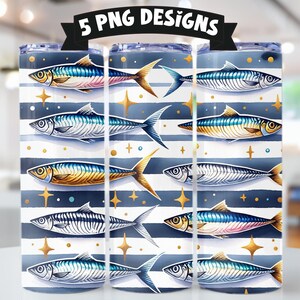 Sardine Fish Lover PNG Designs, 20oz Tumbler Fishing Bundle PNG, Funny Fishing Tumbler, Retro Tin Fish, Trendy Tin Fish, Fishing Quote PNG