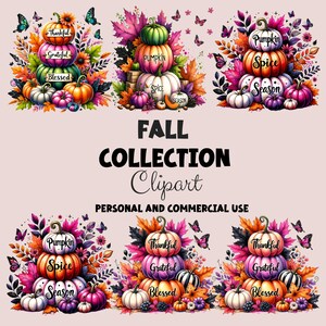 Fall Pumpkin Stack PNG, Thanksgiving Clipart Digital Download