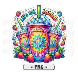 Vamos carregar chá PNG Design de sublimação, Love Tea Junkie Clipart, Get Loaded Tea PNG, Summer PNG, Loaded Tea Png, Download digital