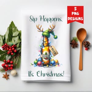 Christmas Kitchen Towel PNG, Santa We Can Explain Tea Towel, Sublimation Design, Chef Cooking Lover Gift PNG, Tea Towel Funny Friends, Dtf