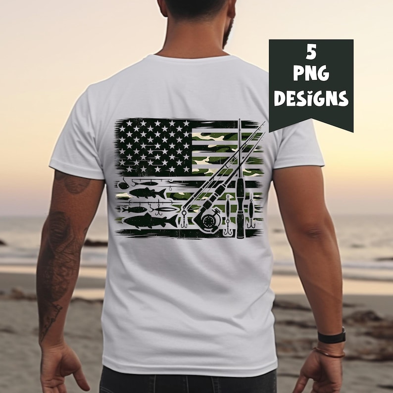 Fishing T-shirt with American Flag Hoodie PNG, Patriotic Hoodie, American Flag Fishing PNG Fisherman Gift, Fishing Lover Hoodie, Sublimation