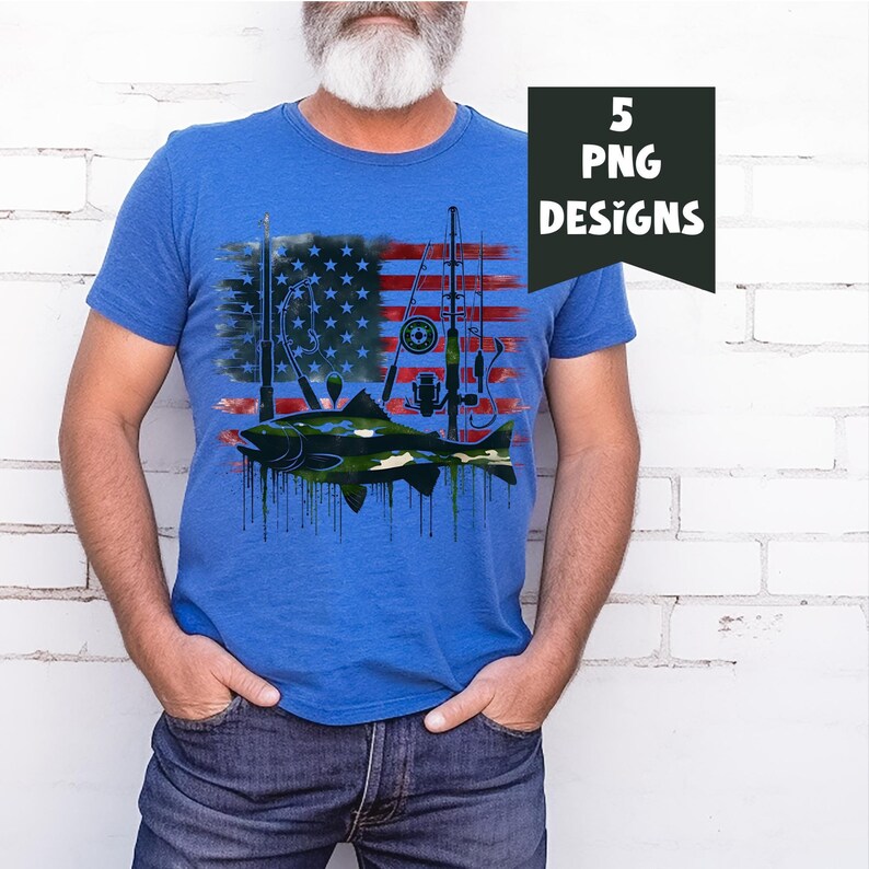 Fishing T-shirt with American Flag Hoodie PNG, Patriotic Hoodie, American Flag Fishing PNG Fisherman Gift, Fishing Lover Hoodie, Sublimation