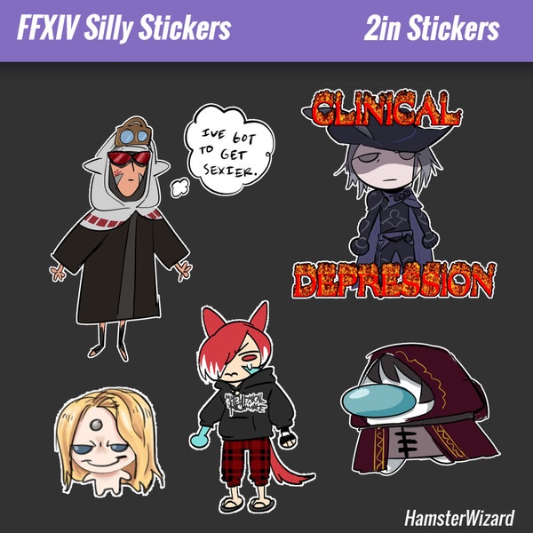 FFXIV Silly Stickers