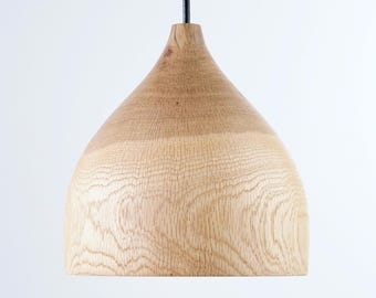 Suspension en bois, lampe de plafond scandinave rustique, lustre de ferme