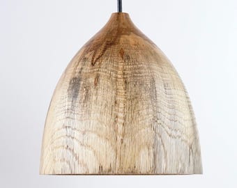 Houten hanglampen, keukenverlichting, massief houten lamp, handgemaakte houten lamp