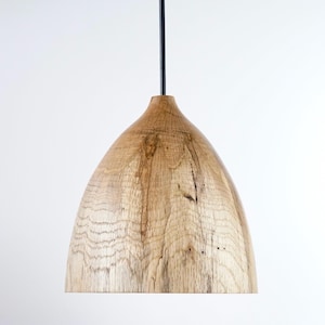 Wooden pendant lights, kitchen island lighting, solid wood light, handcrafted wooden lamp image 5