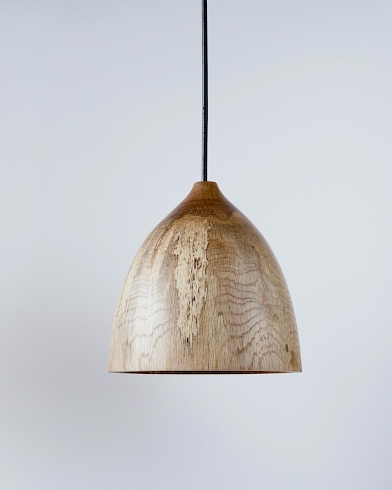 Wooden pendant lights, kitchen island lighting, solid wood light, handcrafted wooden lamp