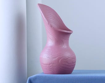 Handmade Wooden Vase, Wood Sculpture, Boho decor, Rustic home decor, Centerpiece object