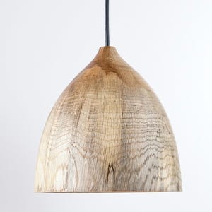 Wooden pendant lights, kitchen island lighting, solid wood light, handcrafted wooden lamp image 9