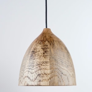 Wooden pendant lights, kitchen island lighting, solid wood light, handcrafted wooden lamp image 6