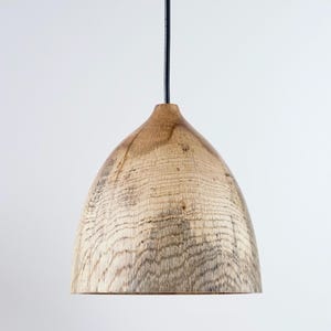 Wooden pendant lights, kitchen island lighting, solid wood light, handcrafted wooden lamp image 3