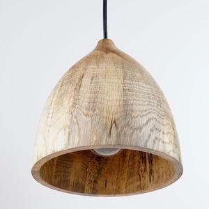 Wooden pendant lights, kitchen island lighting, solid wood light, handcrafted wooden lamp image 10