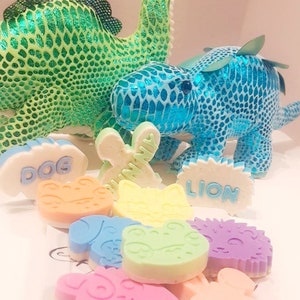 Sudsy Buddies - Handmade Oatmeal Lavender, kids educational soap