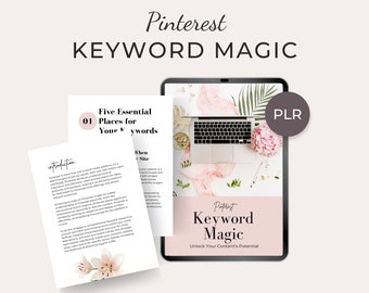 Guida: Pinterest Keyword Magic, Diritti di rivendita, Personalizzabile, eBook PLR, Pinterest Marketing, Parole chiave, SEO, Gestione Pinterest