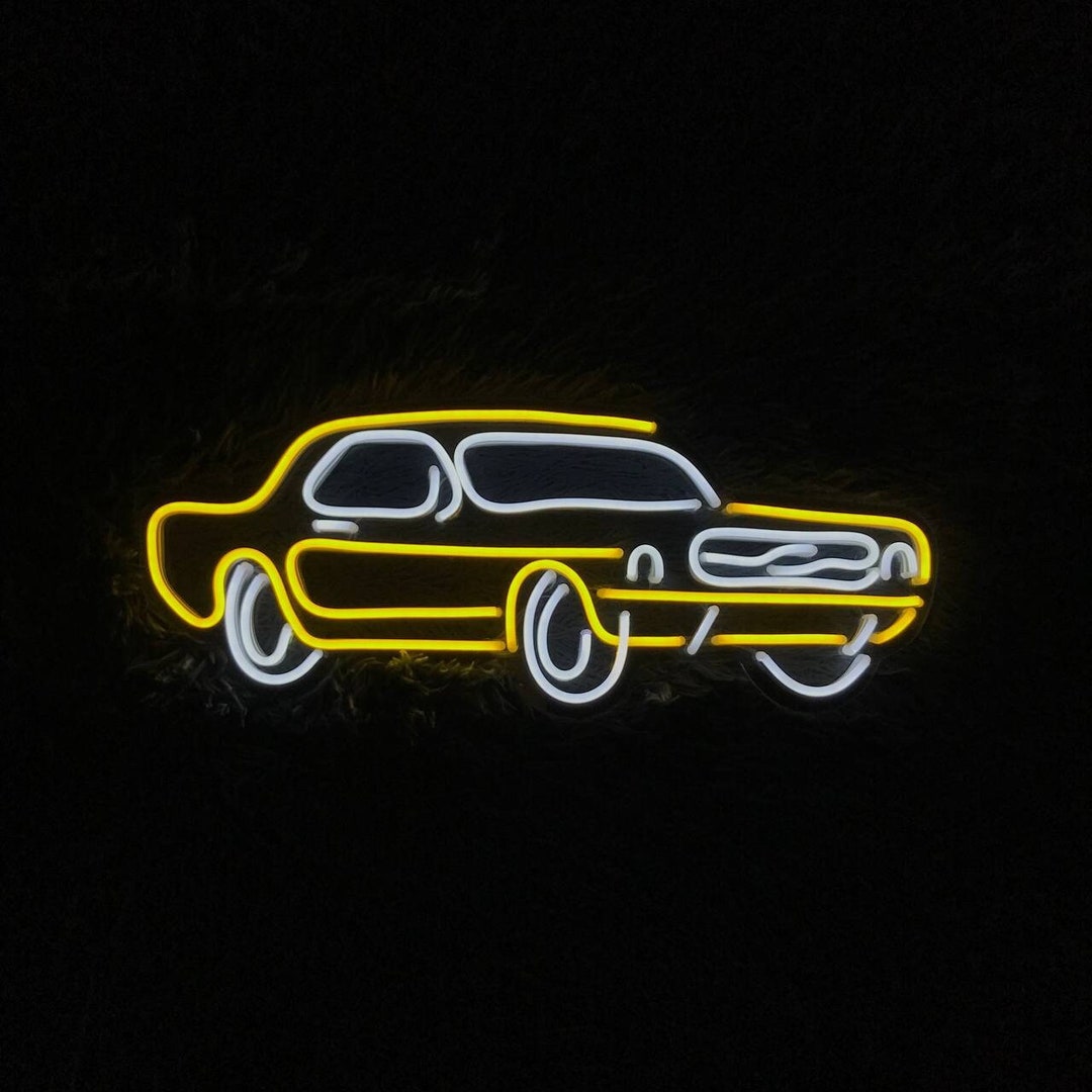 Custom Car Neon Sign, Car Lover Neon Led Light, Car Led Sign, Custom