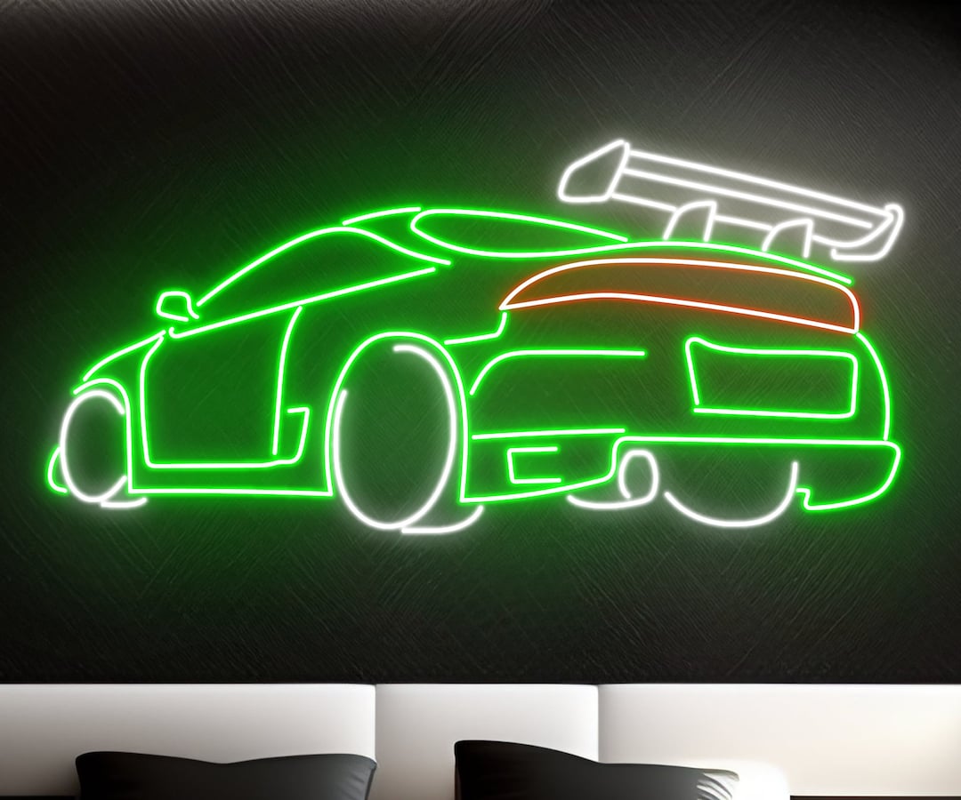Custom Car Neon Sign, Car Lover Neon Led Light, Car Led Sign, Custom
