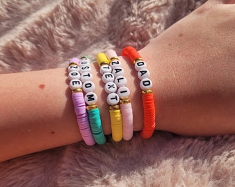 Personalised Word or Number Bracelet | Custom Colour | Super Cute Gift | Friendship Bracelets