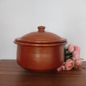 Unglazed Clay Handi Earthen Pot for Cooking Handmade Clay Pot