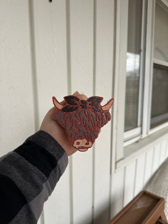 Highland Cow Car Freshie | Highland Cow Car Freshy | Freshie | Freshy