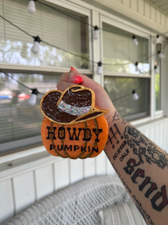 Howdy Pumpkin Car Freshie | Howdy Pumpkin Car Freshy | Pumpkin Car Freshy | Pumpkin Freshy | Freshie | Freshy