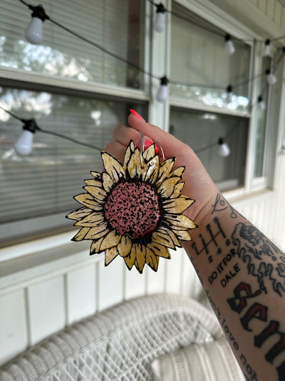 Sunflower Car Freshie | Sunflower Car Freshy | Flower Car Freshy | Freshie | Freshy