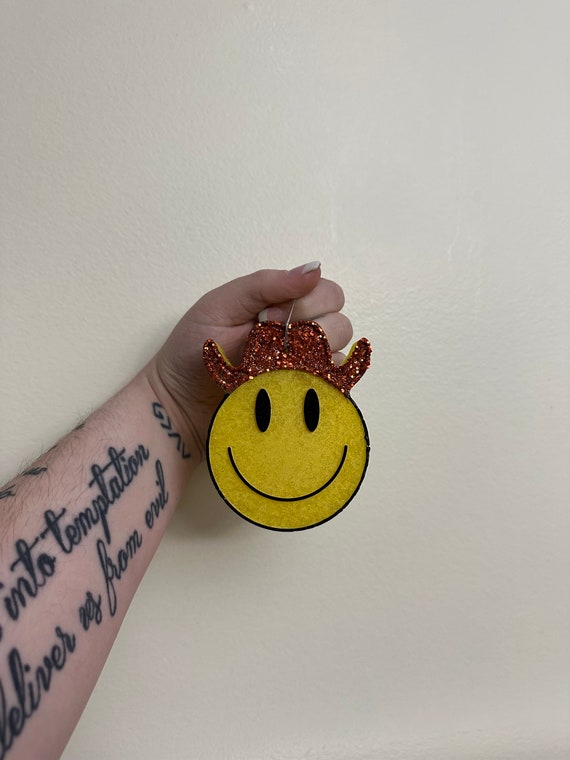 Cowboy Smiley Car Freshie | Cowboy Smiley Car Freshy | Freshie | Freshy