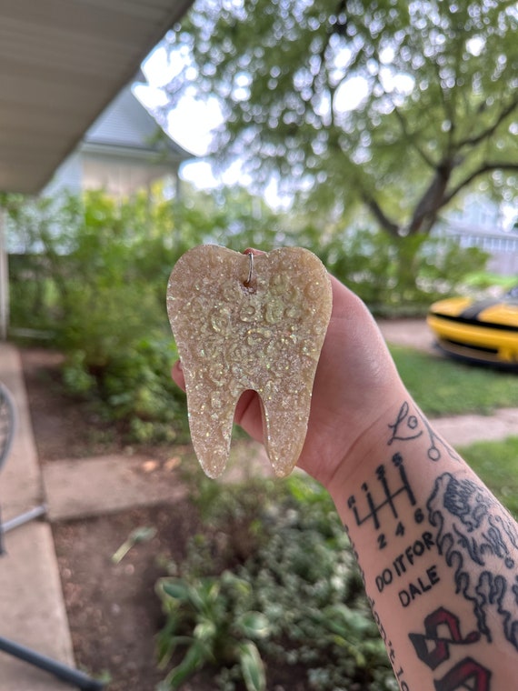 Tooth Cheetah Print Car Freshie | Tooth Cheetah Print Car Freshy | Freshie | Freshy