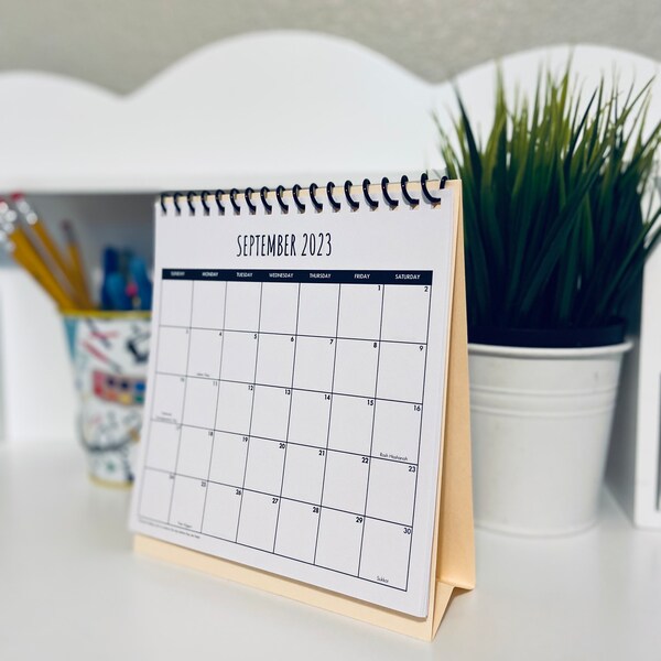 Jewish Desk Calendar Etsy