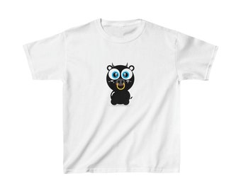 Crytas Moo Kuh T Shirt, bunte niedliche Cartoon Tiere, lustiges T-Shirt, Shirts für Kinder, Tier-T-Shirt, Cartoon-T-Shirt, Geschenk für Kinder