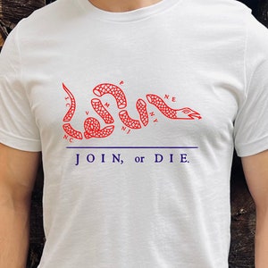 Join Or Die Tee, Join Or Die Sweatshirt, Ben Franklin Shirt
