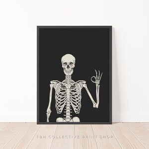 Skeleton Printable Halloween Decor