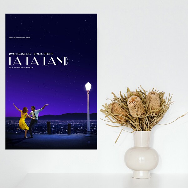 Póster de la película La La Land 2023, regalo de póster, decoración de pared del dormitorio