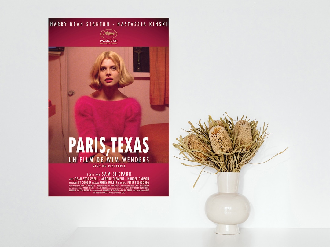 Paris, Texas Movie Poster 2023 Movie / Poster Gift / Bedroom Dormitory
