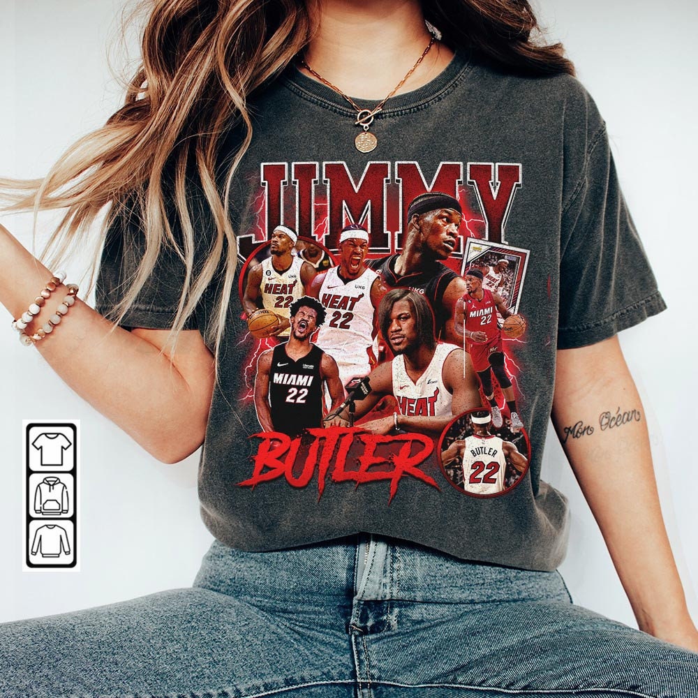 Jimmy Butler T-shirt - Buckets Miami Vice City Heat Colors Limited