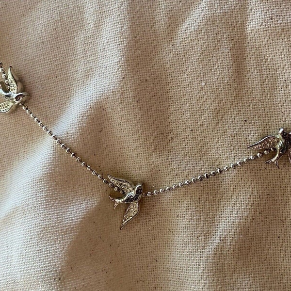 Very Rare Kate Moss Vintage Swallow Necklace (Topshop) - Collectable