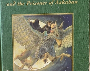 Libro de tapa dura de lujo de Harry Potter con errores, Azkaban, incluida la novela “Joanne” Rowling