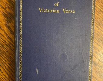 FIRMADO Primera edición Sir Arthur Quiller-Couch 1912 - El libro Oxford de versos victorianos (1.ª edición)