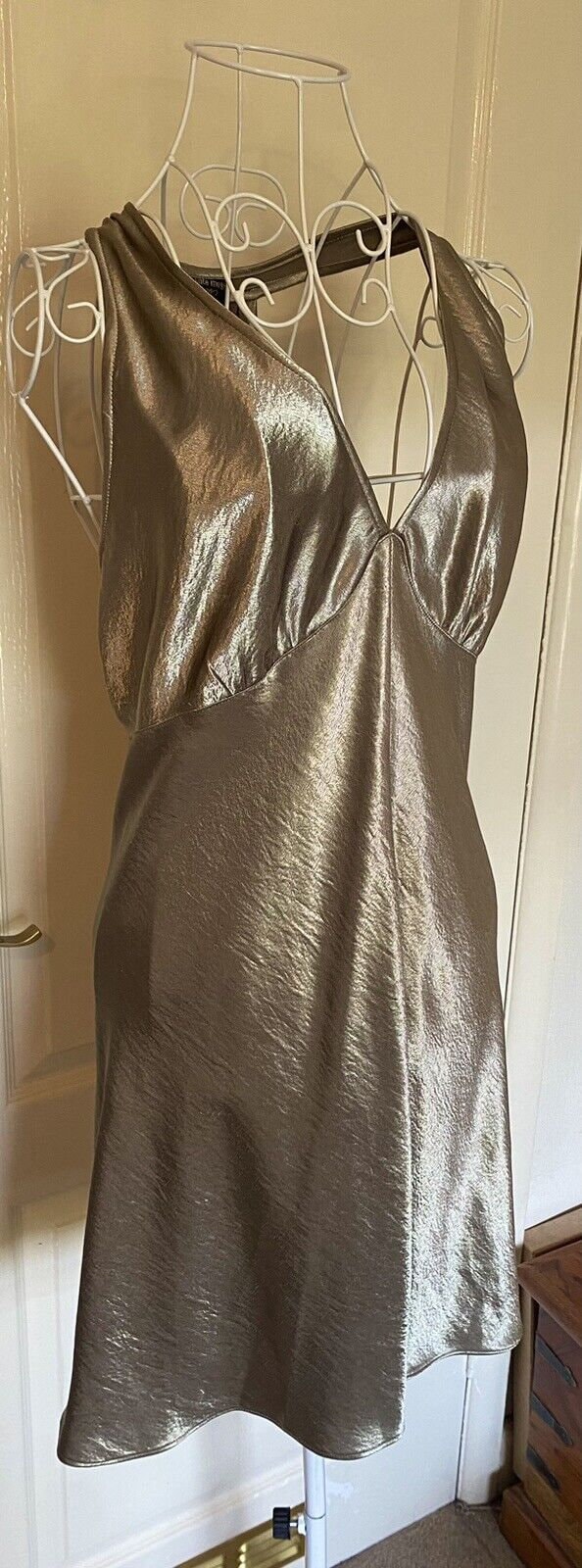 Vintage Kate Moss Liquid Gold / Champagne Satin Mini / Party Dress - Etsy Vintage Kate Moss Liquid Gold / Champagne Satin Mini / Party Dress - Etsy