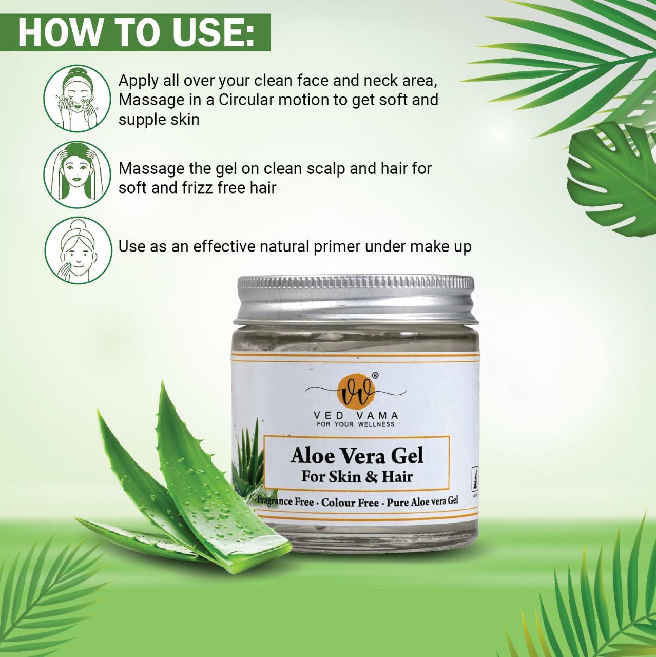 Organic Aloe Vera Gel: 99% Pure Juice, Vegan Skin Moisturizer - Etsy