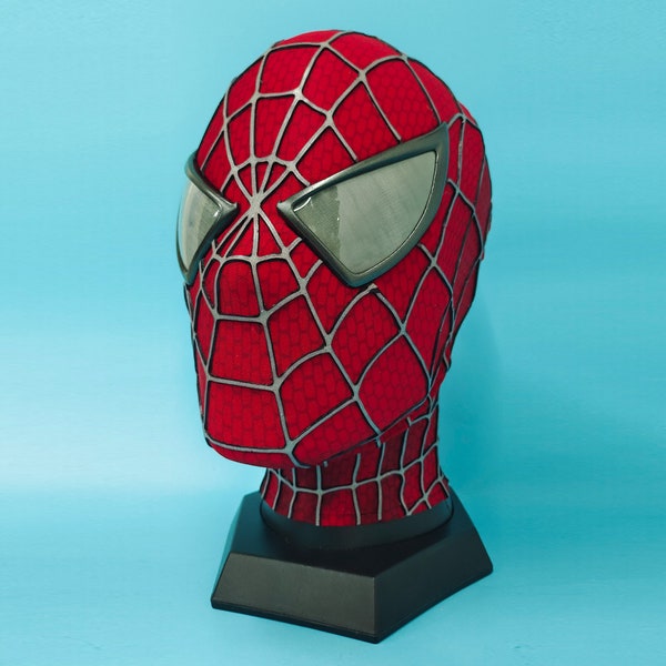 Spider Man Toby Mask, Sam Raimi Spider Man Mask, With Face Shell and Magnetic Lenses, Cosplay, Christmas, Upgraded Mask, Gift For Him