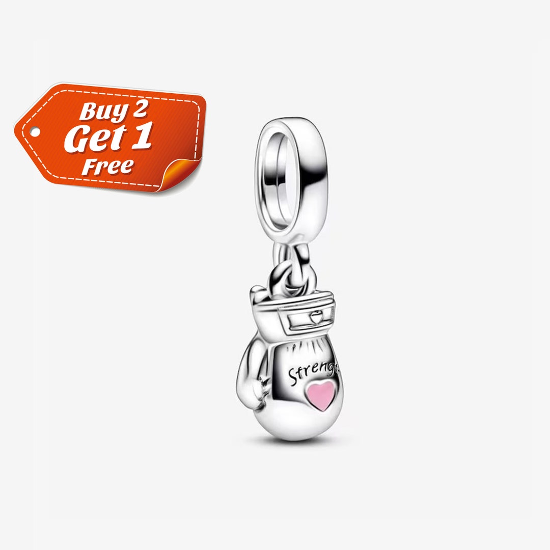 Boxing Glove Dangle Charms S925 Sterling Silver Charm Charm Etsy UK