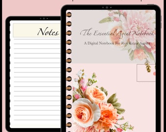 Digital Real Estate Agent Notebook | Instant Download