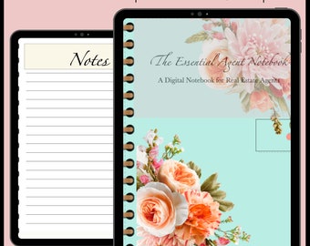 Digital Real Estate Agent Notebook | Instant Download