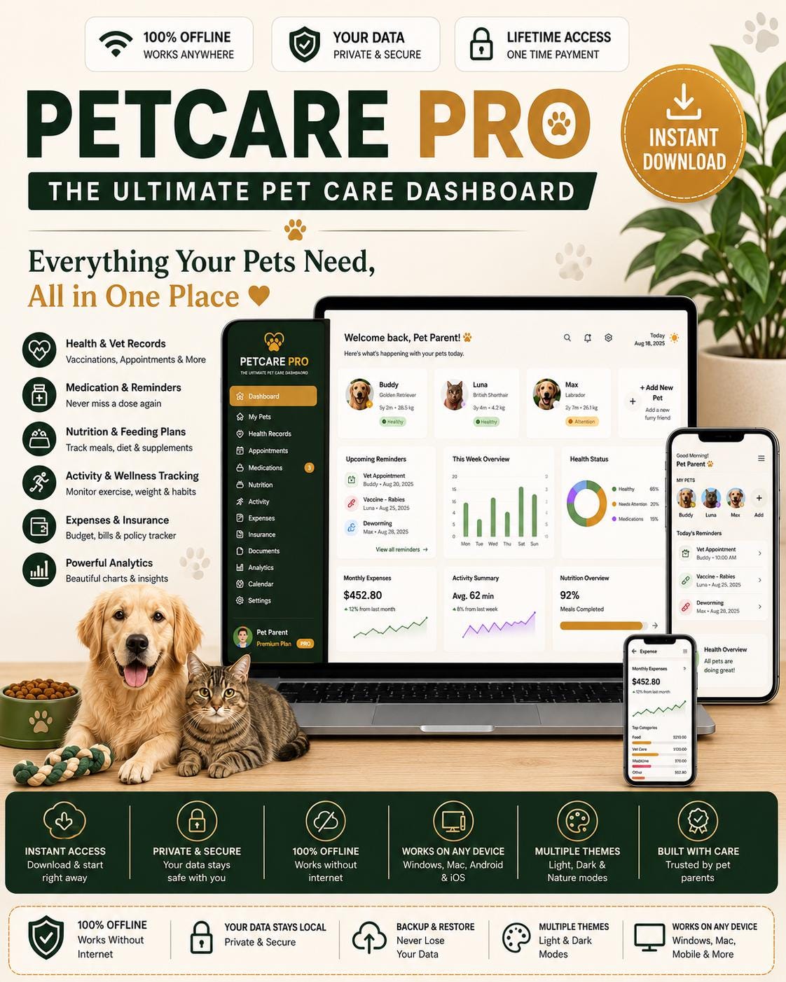 Pet Care Planner — screenshot preview